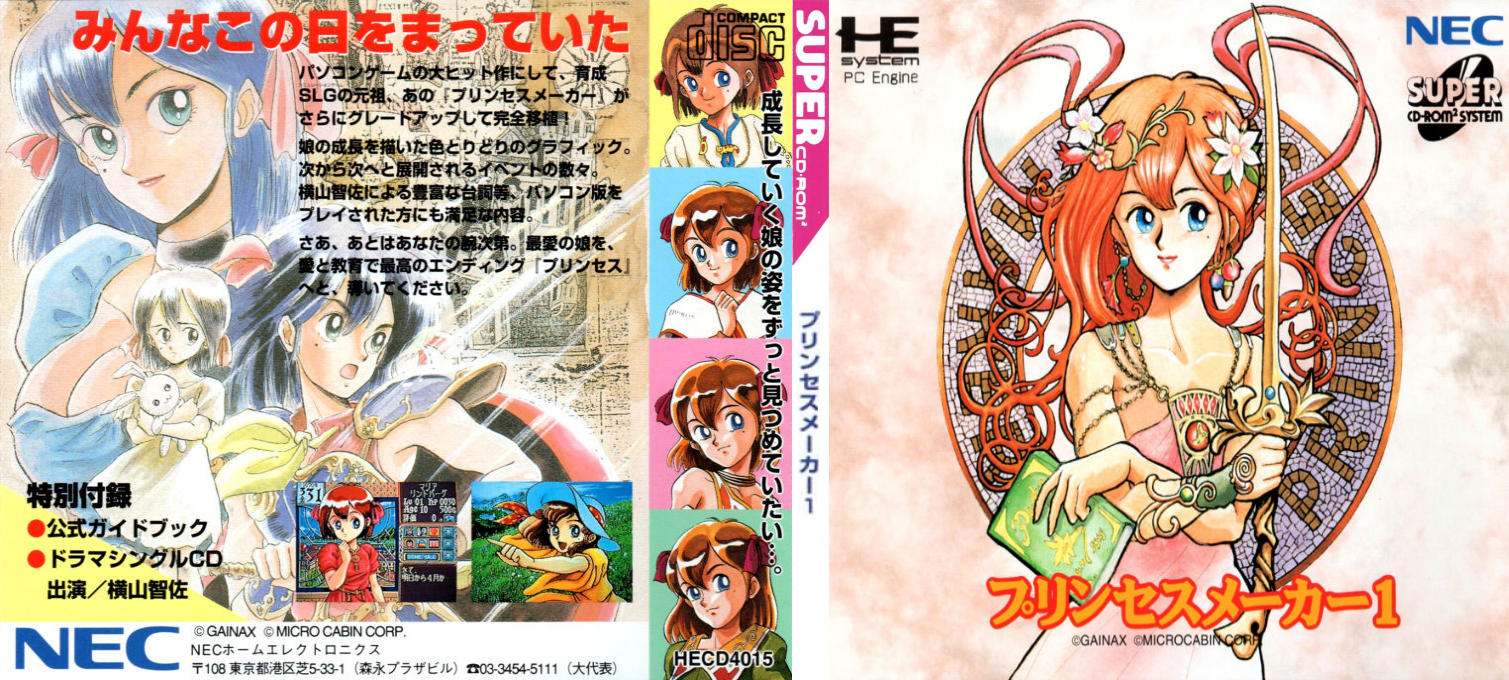 Princess Maker 1 — box-texture (JP)
