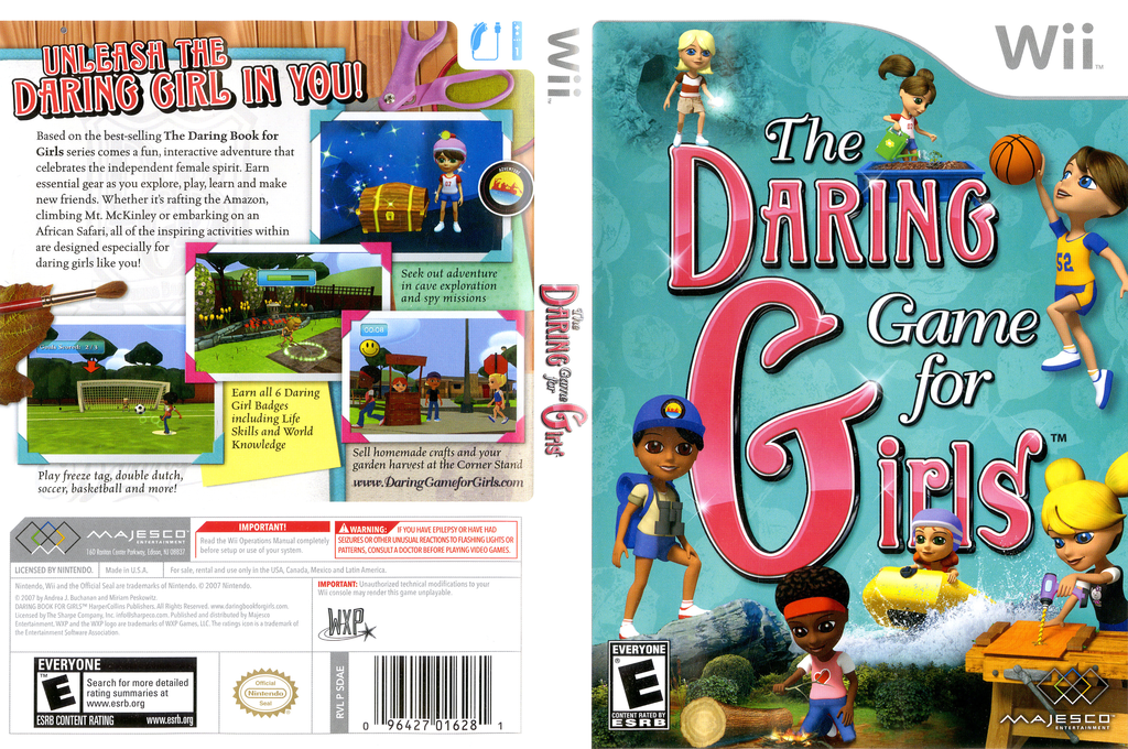 Daring Game for Girls, The — box-texture (US)