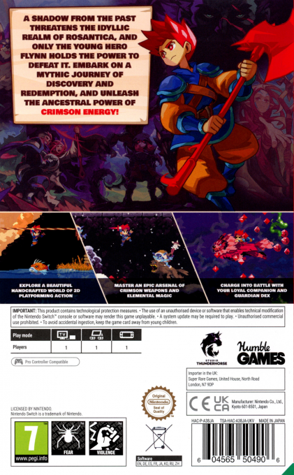 Flynn - Son of Crimson — box-2D-back (EU)