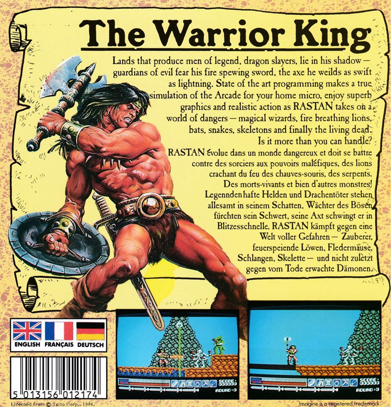 Rastan — box-2D-back (EU)