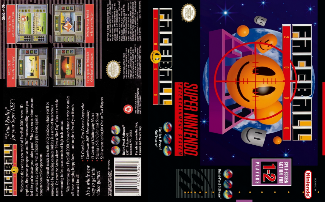 Faceball 2000 — box-texture (US)