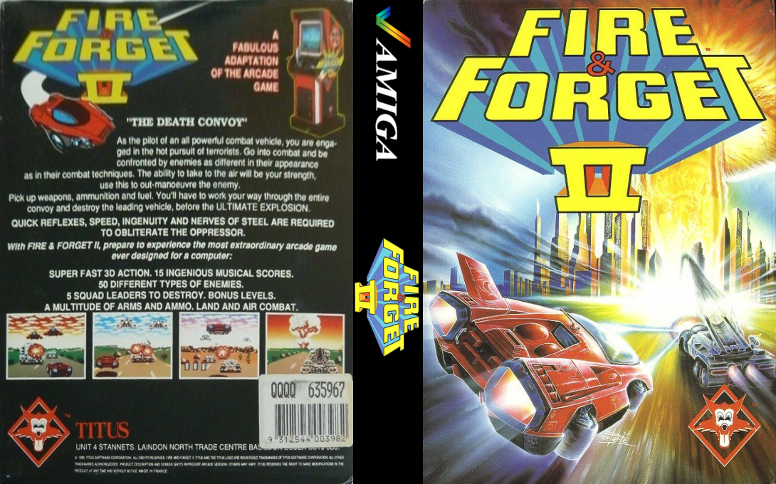 Fire & Forget II - The Death Convoy — box-texture (EU)