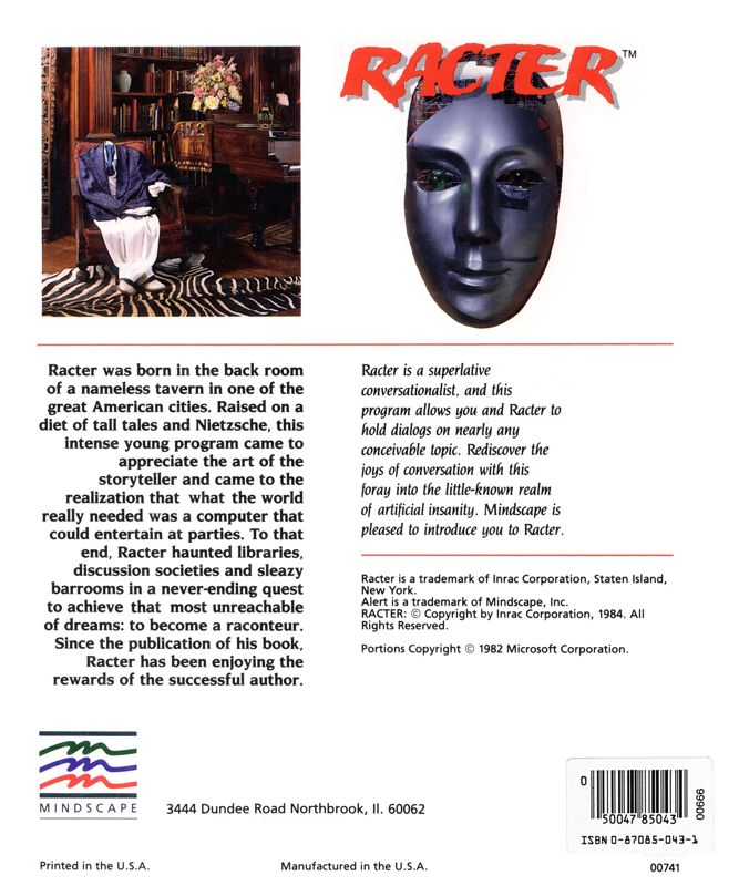 Racter — box-2D-back (US)