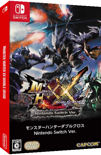 Monster Hunter XX : Double Cross — box-3D (JP)