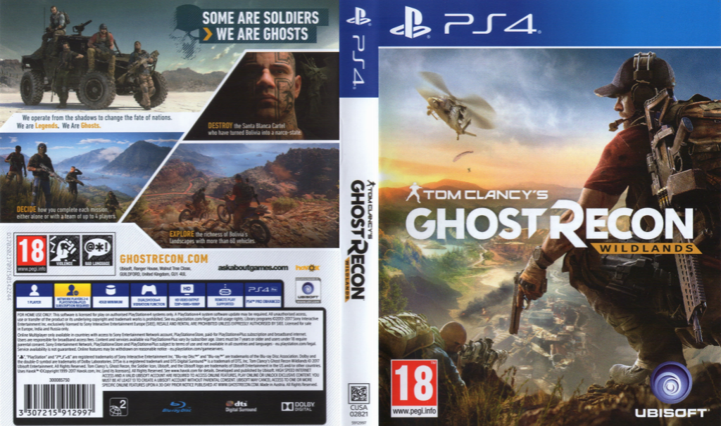 Tom Clancy's Ghost Recon - Wildlands — box-texture (EU)