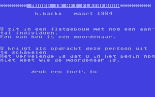 Moord in het Flatgebouw — sstitle (NL)