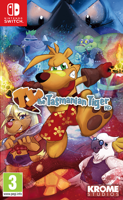 Ty The Tasmanian Tiger HD — box-2D (EU)