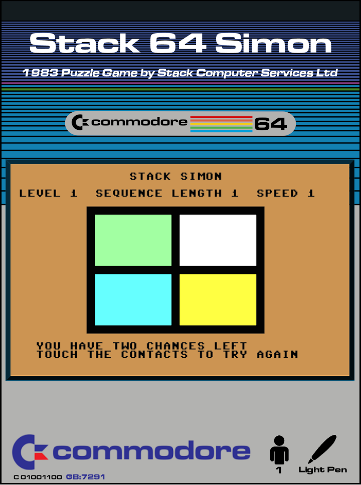 Stack 64 Simon box art