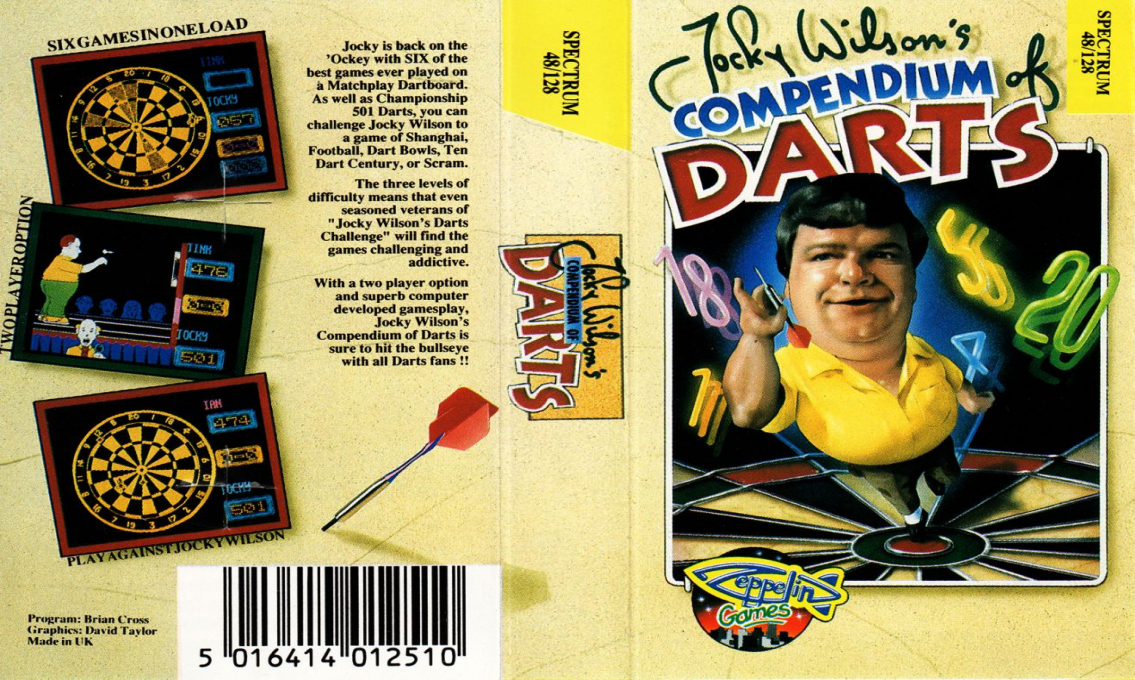 Jocky Wilson's Compendium of Darts — box-texture (EU)