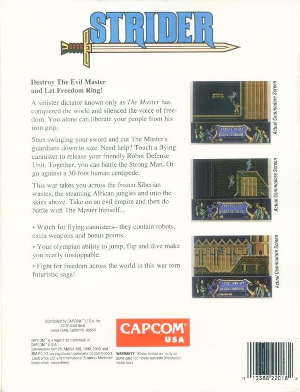 Strider — box-2D-back (US)