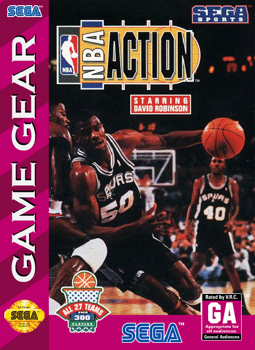 Nba Action Starring David Robinson box art