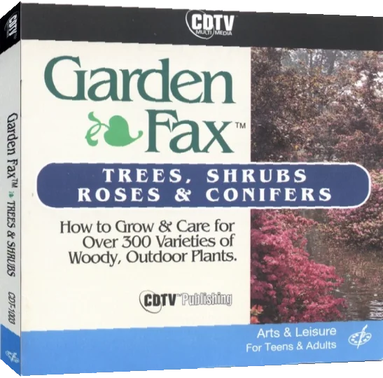 Garden Fax - Trees, Shrubs, Roses & Conifers — box-3D (WOR)