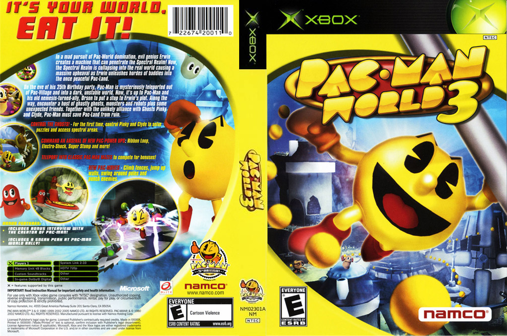 Pac-Man World 3 — box-texture (US)
