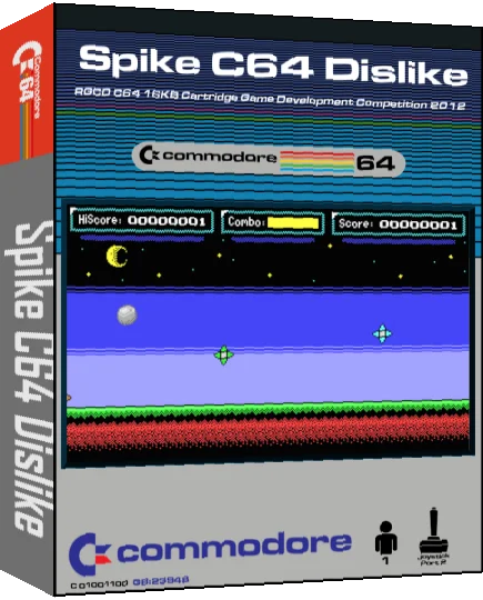 Spike C64 Dislike — box-3D (CUS)