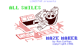 All Smiles Maze Maker — sstitle (WOR)