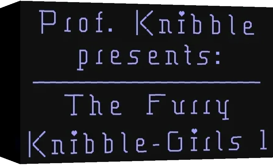 The Furry Knibble Girls I — box-3D (WOR)