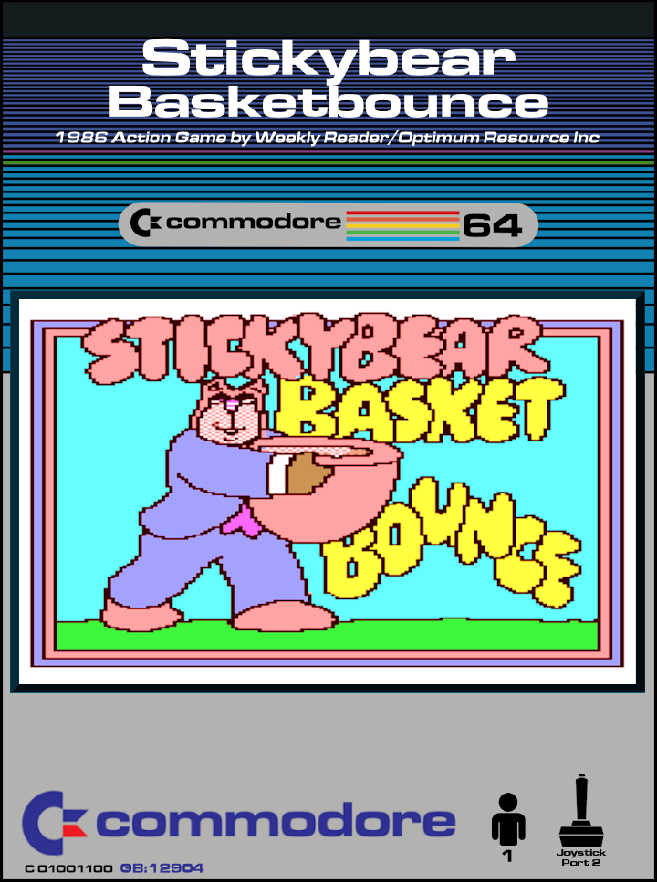 Stickybear Basketbounce box art