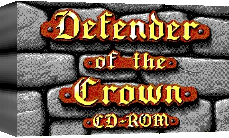Defender of the Crown CD-ROM — box-3D (WOR)
