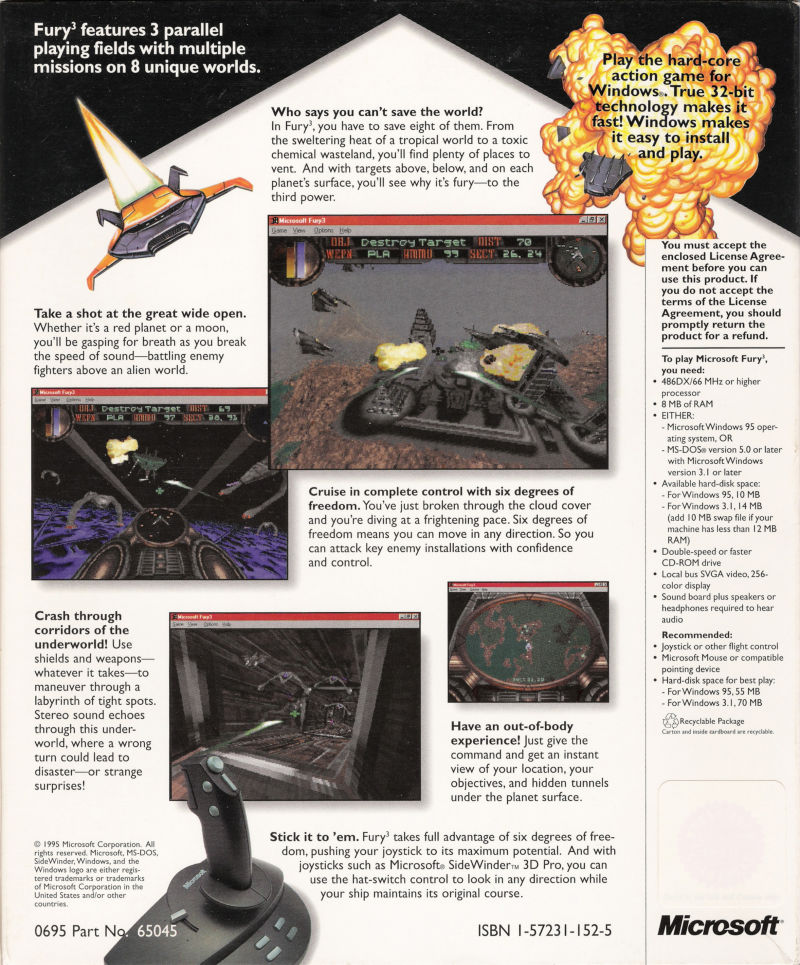 Fury³ — box-2D-back (US)