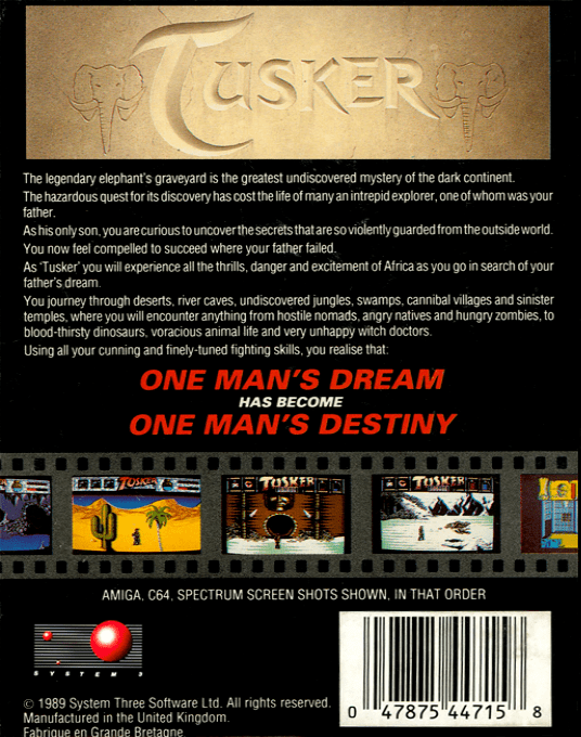 Tusker — box-2D-back (EU)