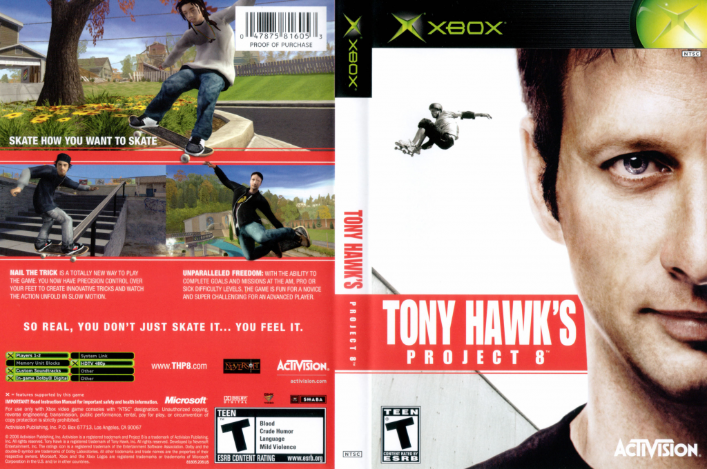 Tony Hawk's Project 8 — box-texture (US)