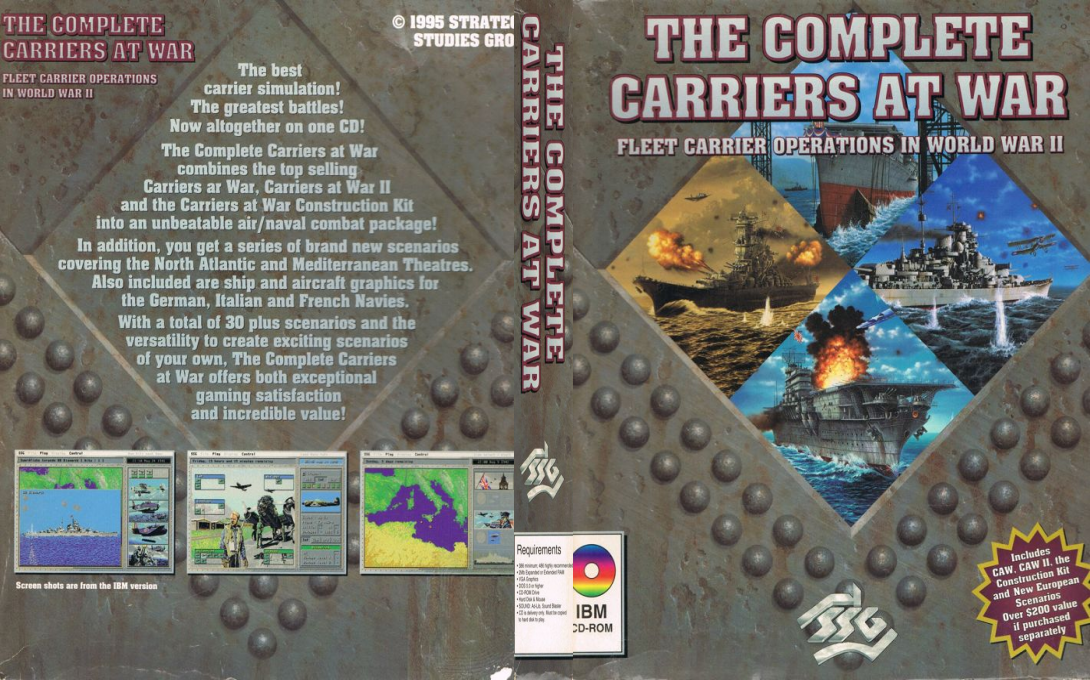 Complete Carriers at War, The - Fleet Carrier Operations in World War II — box-texture (EU)