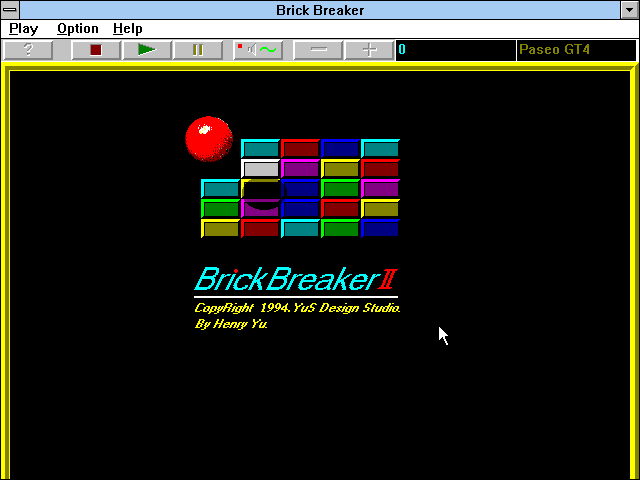 Brick Breaker II Turbo — sstitle (WOR)