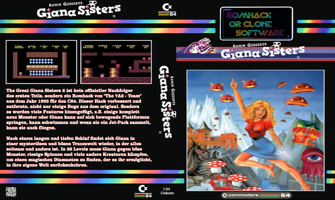 The Great Giana Sisters II — box-texture (CUS)
