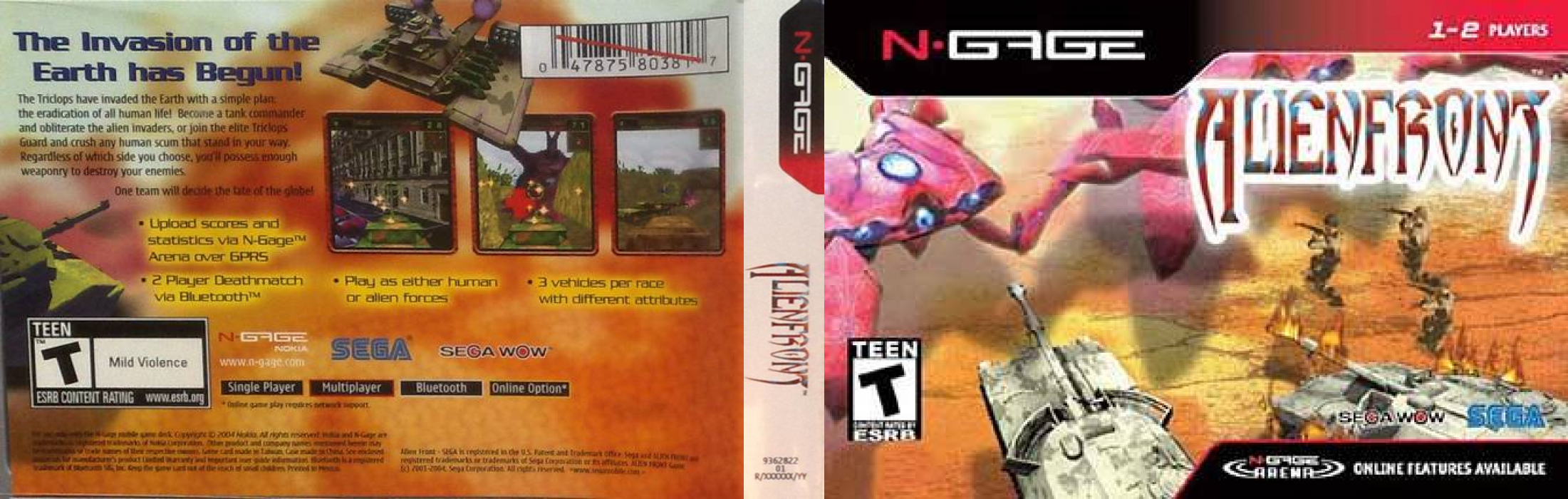 Alien Front — box-texture (US)