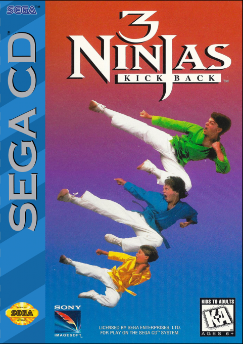 3 Ninjas Kick Back box art
