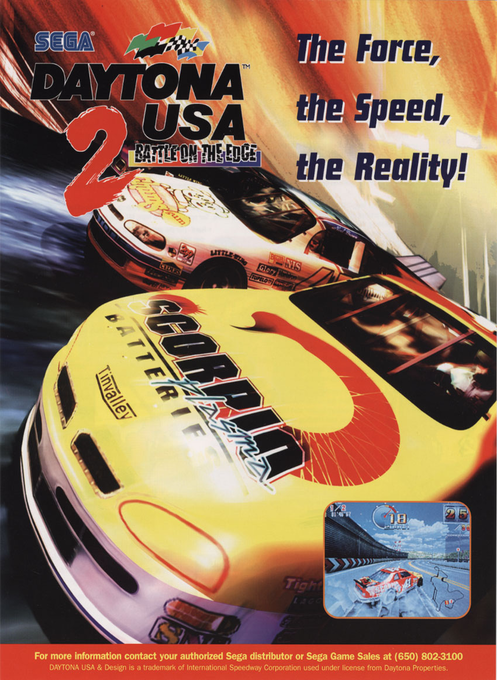Daytona USA 2: Battle on the Edge — box-2D (US)