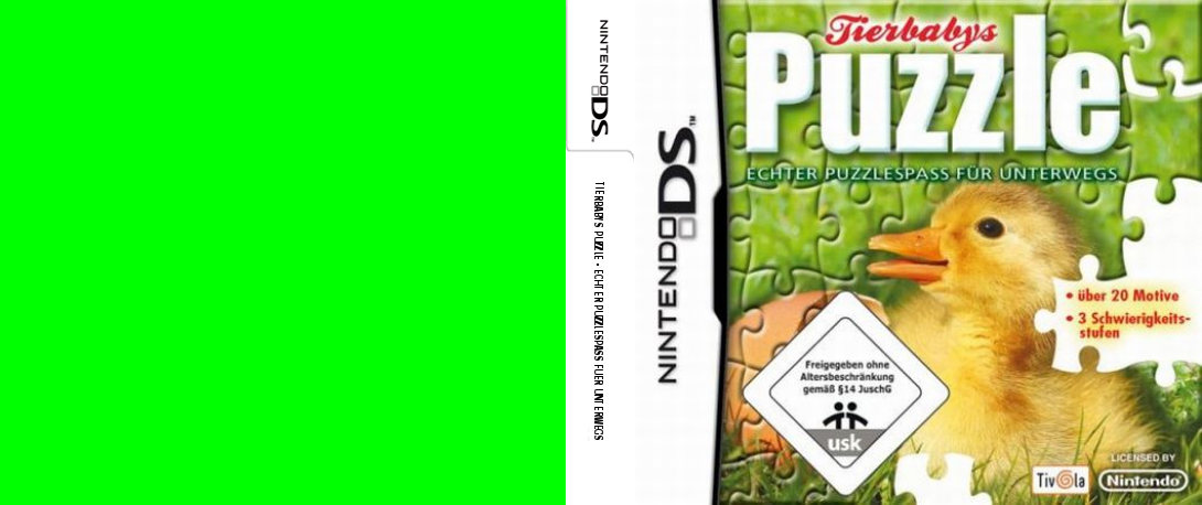Tierbabys Puzzle - Echter Puzzlespass fuer Unterwegs — box-texture (DE)