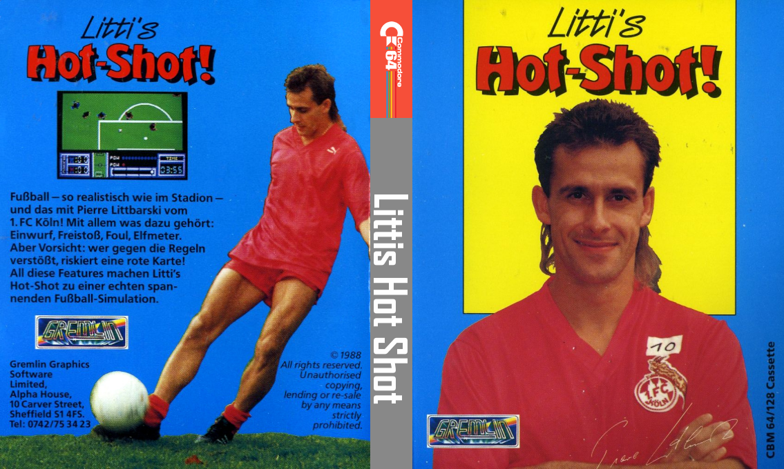 Gary Lineker's Hot Shot — box-texture (DE)