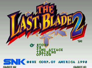Last Blade 2, The — sstitle (WOR)