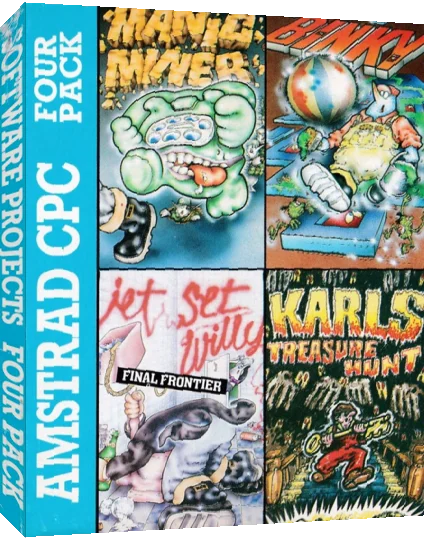 Amstrad CPC Four Pack — box-3D (EU)