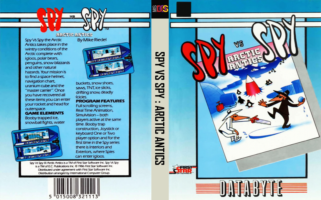 Spy Vs. Spy - Arctic Antics — box-texture (EU)