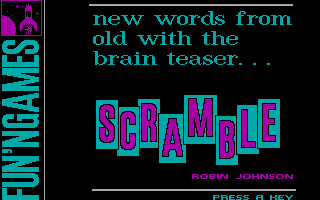 Scramble — sstitle (WOR)