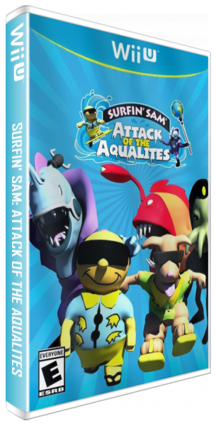 Surfin' Sam - Attack of the Aqualites — box-3D (US)