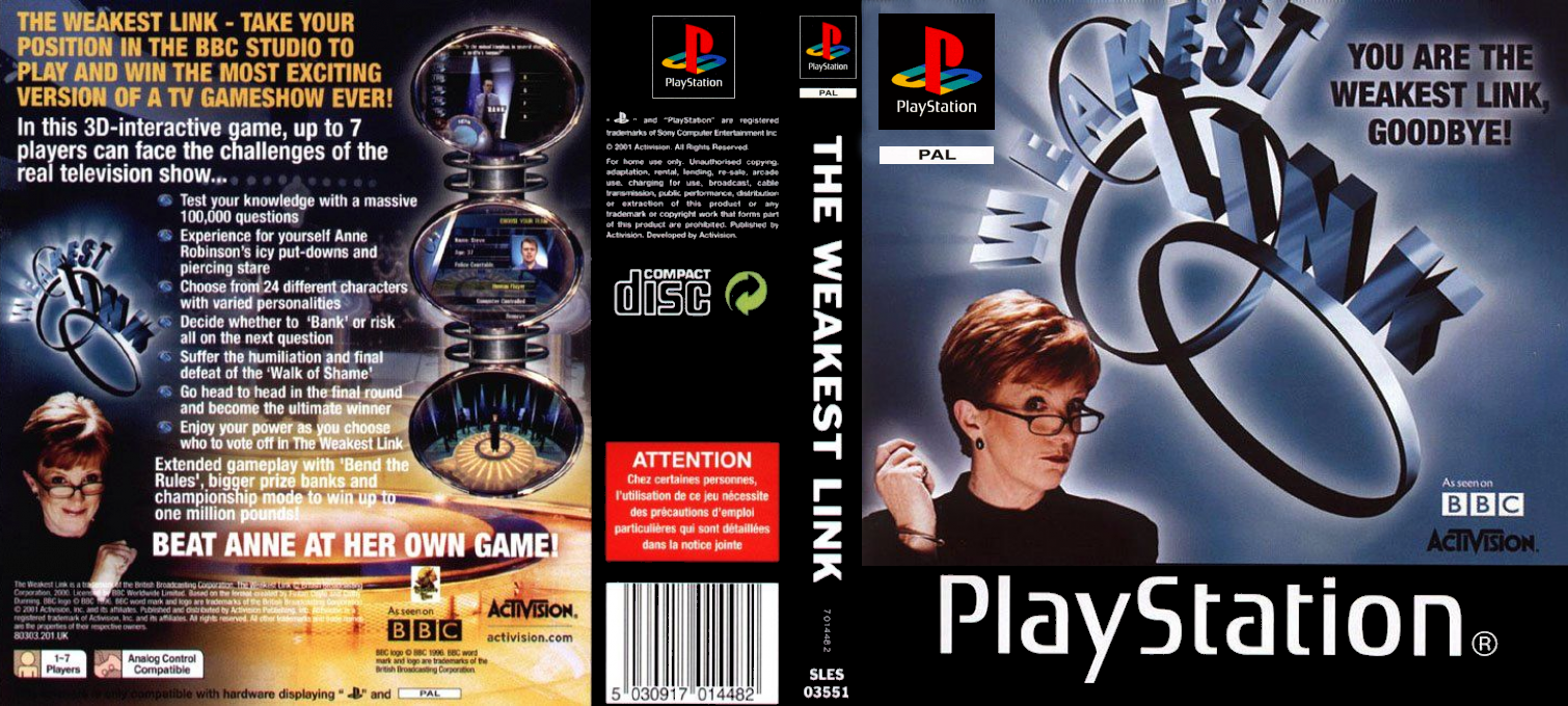 Weakest Link, The — box-texture (EU)