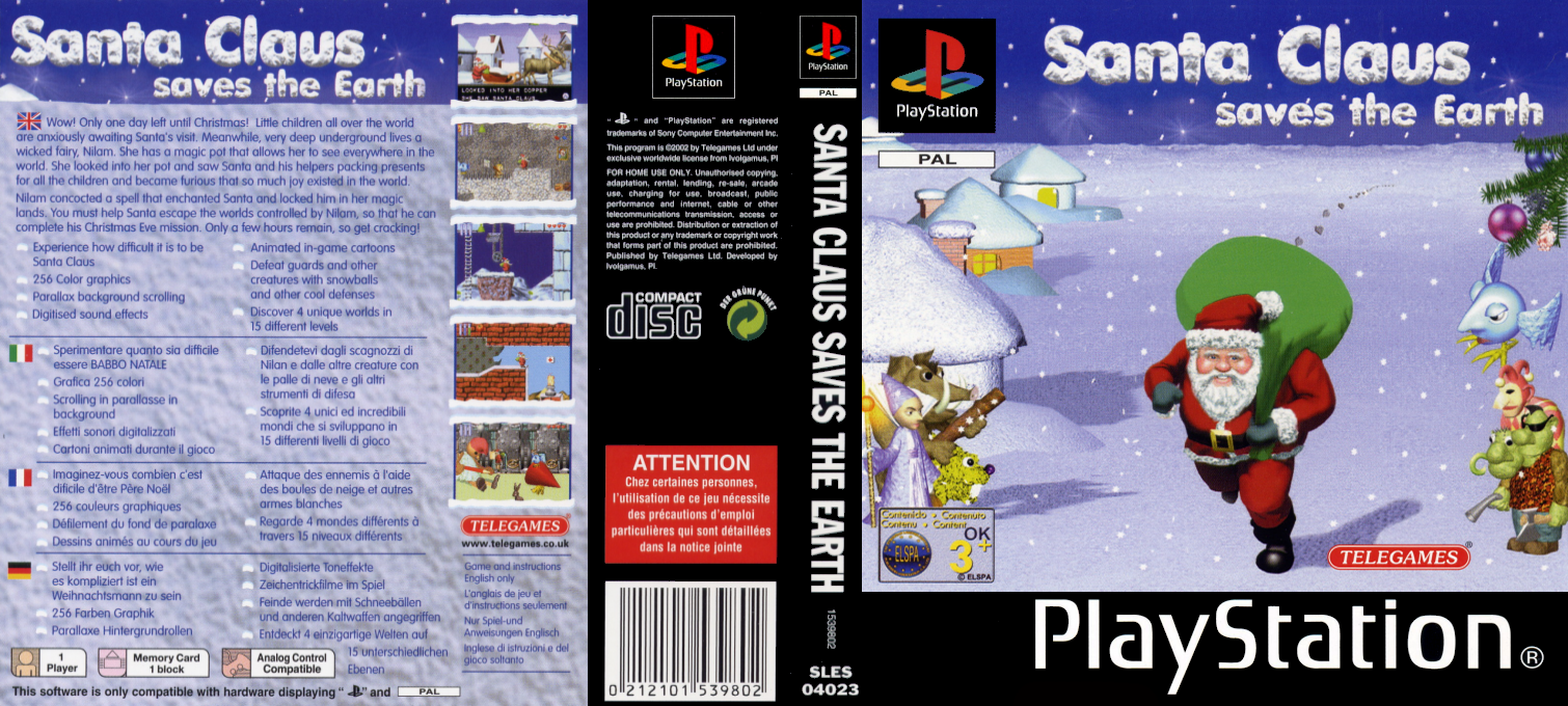 Santa Claus Saves The Earth — box-texture (EU)