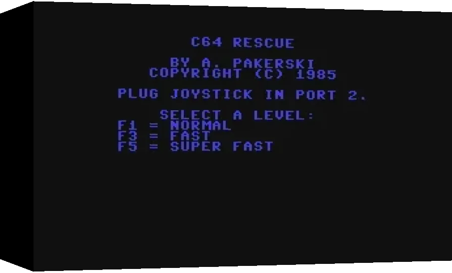 C64 Rescue — box-3D (WOR)