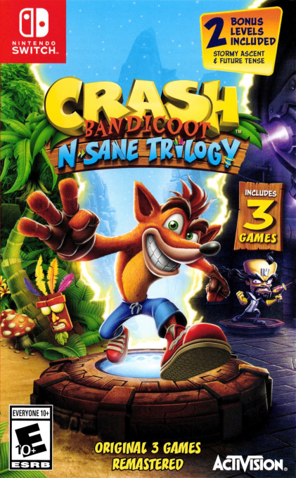 Crash Bandicoot N. Sane Trilogy box art