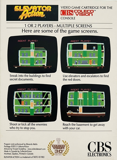 Elevator Action — box-2D-back (EU)