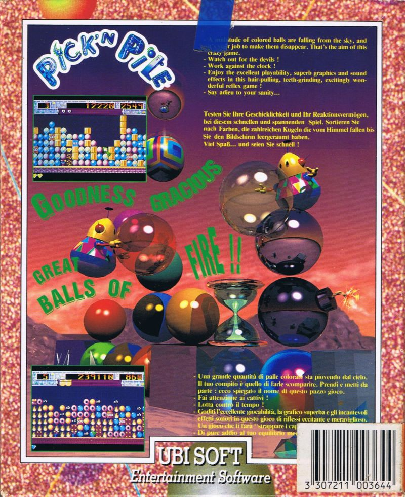 Pick'n Pile — box-2D-back (EU)