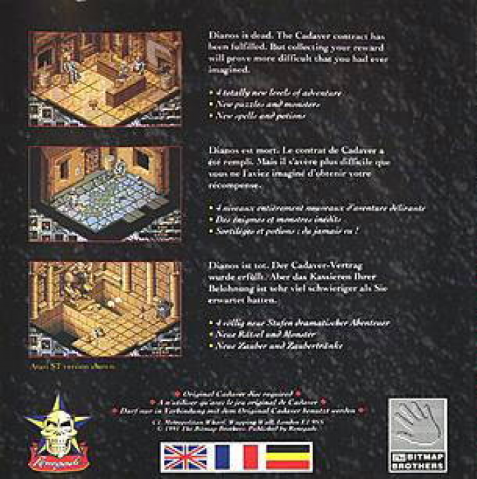 Cadaver - The Payoff — box-2D-back (CUS)