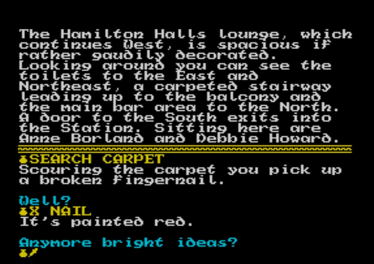 Murder at Hamilton Halls — ss (WOR)