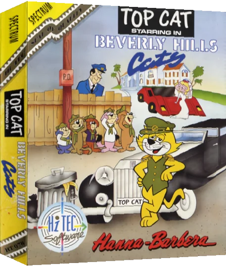 Top Cat Starring in Beverly Hills Cats — box-3D (EU)