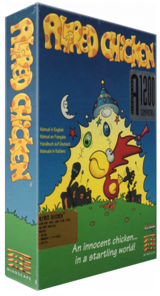 Alfred Chicken — box-3D (EU)