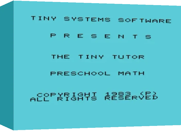 The Tiny Tutor — box-3D (WOR)