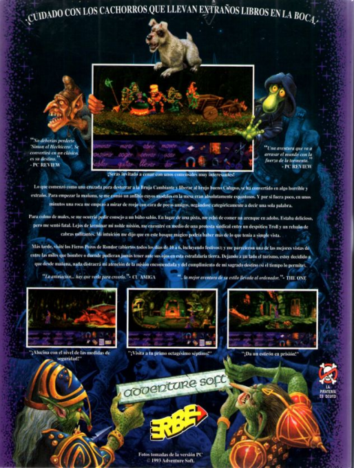 Simon The Sorcerer — box-2D-back (SP)
